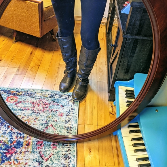 Xoxo brown slouchy boot - Picture 6 of 8